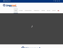 Tablet Screenshot of lingomed.it